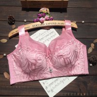 Brookings大码文胸内衣女夏胖mm全罩杯调整型加肥加大无钢圈无海