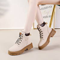 DBMG2022秋季新款英伦厚底短靴女网红机车高街马丁靴潮女靴子