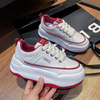 DBMGins韩版小白鞋女2022秋季新款板鞋厚底松糕鞋休闲鞋子