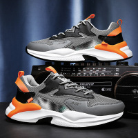 Ceba2022秋季新款潮流网面透气舒适阿甘鞋日常跑步运动厚底冷粘