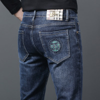 Brookings2022新款高品质欧货牛仔裤男款秋季潮流直筒男士休闲长