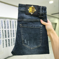 Brookings欧货秋冬季新款牛仔裤男士宽松直筒潮牌男款休闲百搭长