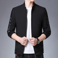 2022秋季新款男士外套中年男装棒球服韩版休闲薄款夹克衫爸爸装