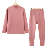 新款妈妈装冬装中年保暖内衣时尚加绒保暖裤加厚中年人两件套衣
