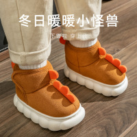 Three Sons儿童棉鞋冬季加绒保暖防滑棉靴男女童幼儿靴子宝宝小