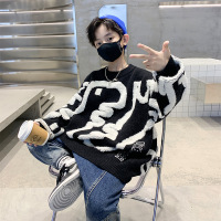 Three Sons男童毛衣秋冬款2022新款儿童冬季针织衫冬装加厚毛线