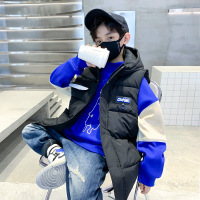 Three Sons男童马甲外套秋冬装2022新款保暖坎肩中大儿童冬季上