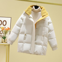 Three Sons2022冬季新款女中长款韩版修身显瘦个性羽绒