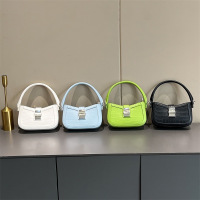 Three Sons单肩迷你鳄鱼纹半圆包质感女包斜挎包休闲百搭时尚手