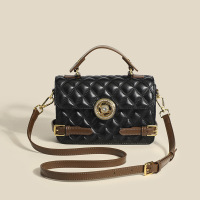 Three Sons感欧美气质菱格小方包轻奢质感单肩包斜挎包手提包包