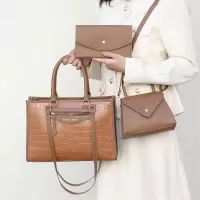 Ceba风潮女包2022新款大容量手提包时尚三件套包单肩斜挎女包