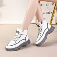 DBMG雪地靴女2022秋冬女英伦风马丁靴靴女新款高街短筒女鞋保暖