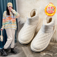 DBMG雪地靴女冬季2022年新款棉鞋女冬加绒加厚加绒短筒面包鞋
