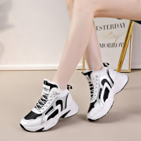 DBMG2022加棉运动棉鞋雪地靴女英伦加绒加厚秋冬马丁靴靴女时尚