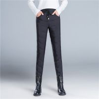 DBMG外穿高腰加厚女士白鸭绒羽绒裤女中老年妈妈保暖老人加绒棉