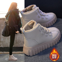 Ceen Bulledins潮马丁靴女2022冬季新款加绒保暖短靴女街拍靴子