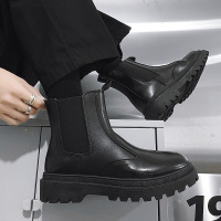 Ceen Bulled2023新款马丁靴皮面英伦风潮流机车皮靴四季新款切尔