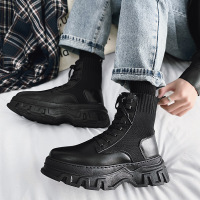 Ceen Bulled马丁靴男英伦风机车靴高帮皮靴潮流港风2023四季新款