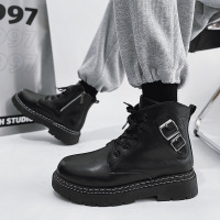 Ceen Bulled马丁靴英伦风机车靴高帮皮靴潮流港风2023四季新款靴