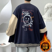 Brookings秋冬季小恶魔卫衣男连帽新款加绒加厚港风ins潮牌宽松b