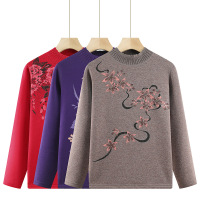 奶奶冬装保暖内衣套装女中老年人妈妈秋衣秋裤老太太加绒加厚秋