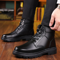 Ceba冬季棉鞋男士保暖加绒加厚高帮男鞋防寒舒适雪地靴厚底爸爸