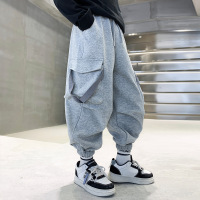 Three Sons男童裤子春秋款2023新款中大童春季运动裤儿童洋气炸