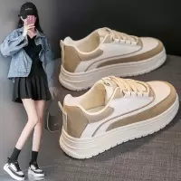 DBMG2023春季新款ins韩版小白鞋女潮厚底松糕鞋休闲板鞋街拍