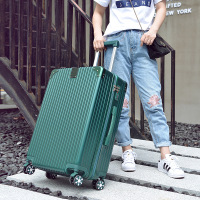 Three Sons铝框拉杆箱定制图案万向轮行李耐磨登机密码箱20寸旅