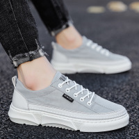 Ceba2023春季时尚百搭厚底休闲鞋帆布透气舒适运动板鞋男鞋