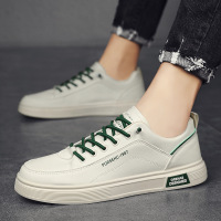 Ceba潮男鞋2023春季新款低帮套脚免系带休闲鞋日常运动百搭皮面