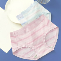 Three Sons女士内裤莫代尔棉少女轻薄柔软底裤中腰透气性感大码