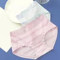 Three Sons女士内裤莫代尔棉少女轻薄柔软底裤中腰透气性感大码