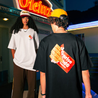 DBMG230克趣味巧克力T恤印花T恤2023春夏潮牌宽松短袖男