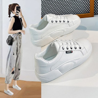 Jusen Shayu小白鞋女2023春季新款透气板鞋ins韩版松糕鞋休闲鞋