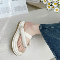 Three Sons简约ins网红防滑厚底人字拖鞋女夏外穿2023新款软底沙