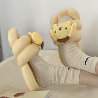 Three Sons可爱卡通玉桂狗软底防滑拖鞋女夏外穿2023新款网红厚