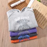 DBMG儿童卫衣春季中大童男童卫衣连帽上衣韩版洋气套头衫打底上