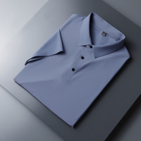 Brookings夏季翻领短袖Polo衫男工作服情侣t恤文化衫工衣男装男