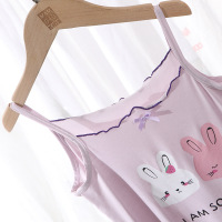 DBMG优可丝儿童夏天薄款吊带裙女宝宝裙子新款小兔子水印女孩睡