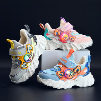 Three Sons童运动鞋儿童老爹鞋女童鞋带灯童鞋宝宝学步鞋卡通儿