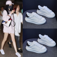 Ceen Bulledins韩版小白鞋女2023春季新款板鞋女厚底松糕鞋休闲