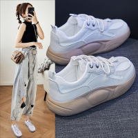 Ceen Bulledins韩版小白鞋女潮2023夏季新款厚底松糕鞋女百搭板