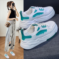 Ceen Bulled小白鞋女2023春季新款透气板鞋ins潮韩版松糕鞋休闲