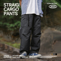 DBMG立体褶皱腰带休闲长裤2023春夏潮牌立体多口袋长裤