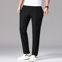 Ceba夏季上新男士西裤商务休闲简约高腰小直筒休闲裤男士简约百