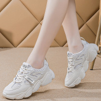 Ceba2023春季新款透气老爹鞋子女韩版运动休闲鞋厚底跑步女鞋