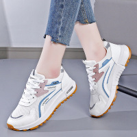 Ceba阿甘鞋女2023春季新款百搭小白鞋女透气网面厚底运动休闲女