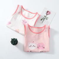 DBMG儿童背心裙夏天薄款透气竹节棉女生女宝宝吊带裙背心睡裙新