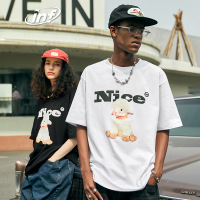 DBMG潮牌立体趣味卡通羊印花T恤2023春夏西海岸宽松短袖